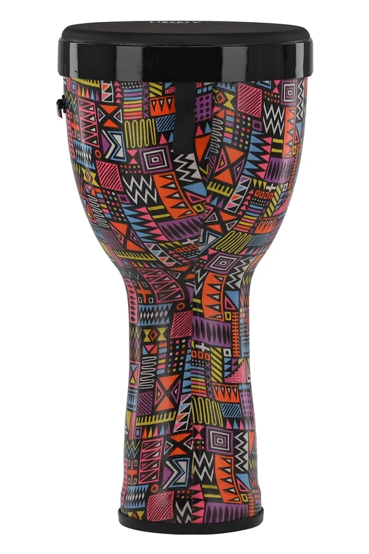 GEWA Liberty Djembé Nestable - Diameter: 10" (25.4 cm), Height: 19.5" (49 cm) - Pattern: Abstract