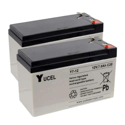 Yucel 12v 7.0Ah Trade Fire Alarm Battery (Yucel 12v 7.0Ah Trade Fire Alarm Battery TwinPack)