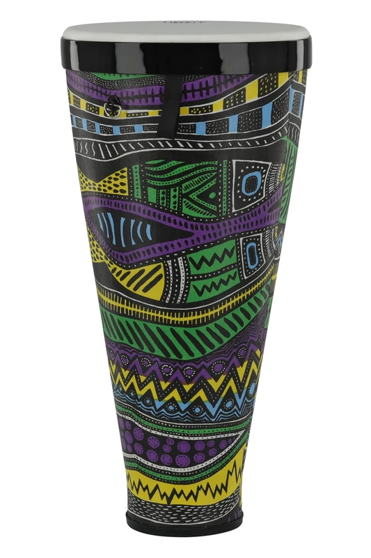 GEWA Liberty Timbau Stackable Drums - Diameter: 12" (30.5 cm), Height 23.5" (60 cm) - Pattern: Sarong
