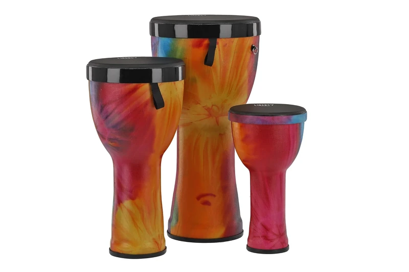 GEWA Liberty Djembé Nestable - Set consisting of: 8", 10", 12" - Pattern: Batik