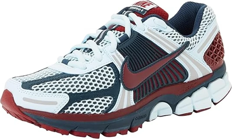 NIKE Women's W Zoom Vomero 5 Sneaker, Armory Navy Team Red Glacier Blue, 5 UK