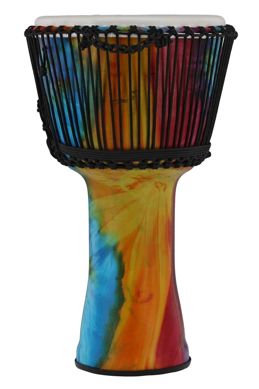 GEWA Liberty Djembé Rope Tuned - Diameter: 14" (35.5 cm), Height: 27" (68 cm) - Number of Rope Runners: 35 - Pattern: Batik