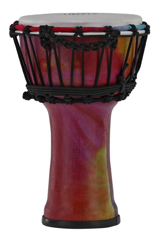 GEWA Liberty Djembé Rope Tuned - Diameter: 7" (17.8 cm), Height: 12.5" (31.5 cm) - Number of Rope Runners: 14 - Pattern: Batik