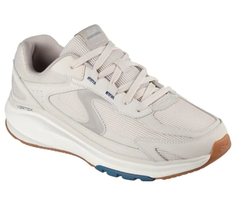 Skechers Men's Vertex Arke Sneaker, Natural Leather/Pu/Mesh, 10 UK - Image 1