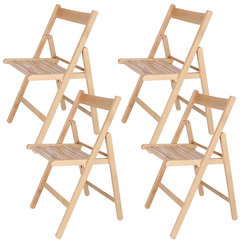 ARANAZ S.L. MANUFACTURAS DE LA MADERA Folding Chair, Beech Wood, Varnish, 43x47x79