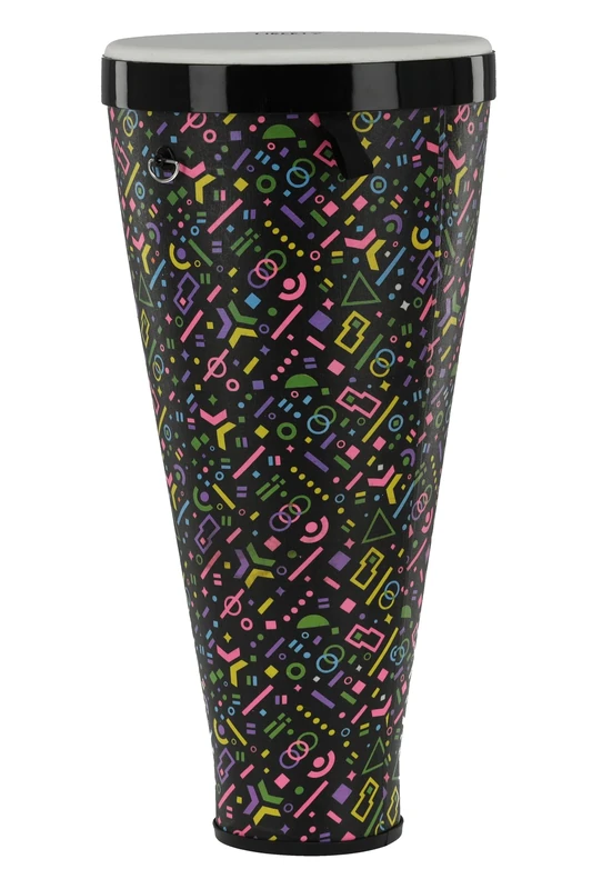 GEWA Liberty Timbau Stackable Drums - Diameter: 12" (30.5 cm), Height 23.5" (60 cm) - Pattern: Crazy Neon