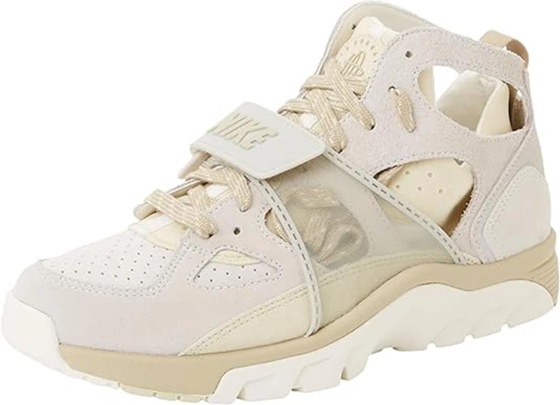 NIKE IB7678-100 AIR Trainer Huarache Men SAIL/LT Khaki-Desert Khaki UK 10.5