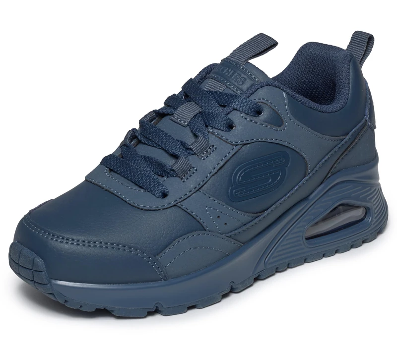 Skechers Boys' UNO Gen1 Class Edge Trainer, Navy, 3 UK Child