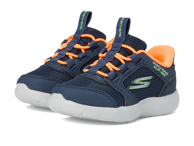 Skechers Baby Boy's Dyna-Lite Turbo-Brisk Buddies - Navy