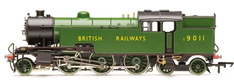 Hornby Steam Train - R30360 BR, Thompson Class L1, 2-6-4T, E9011 - Era 4 00 Gauge Locomotives for Train Set, Engine Models for Adults - 1:76 Scale Model Gift, Green