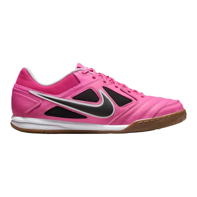 NIKE Men's GATO Sneaker, Pink Blast Black White Gum Dark Brown, 7 UK