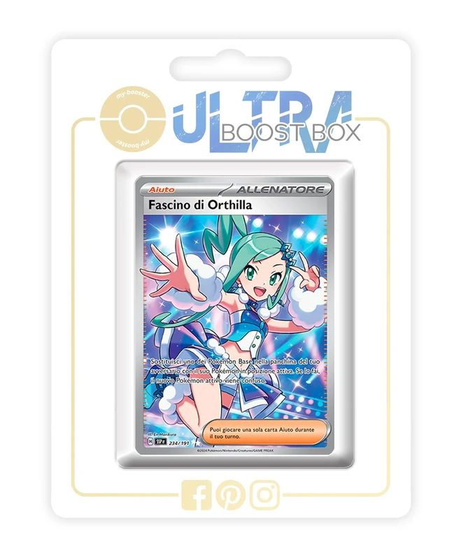 Fascino di Orthilla (Lisia's Appeal) 234/191 Shiny Full Art Trainer - my-booster X Scarlatto e Violetto 8 - Scintille Folgoranti