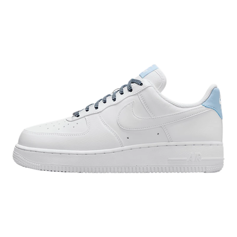 NIKE IB7167-101 W AIR Force 1 '07 Next Nature Women White/White-LT Armory Blue-White UK 7