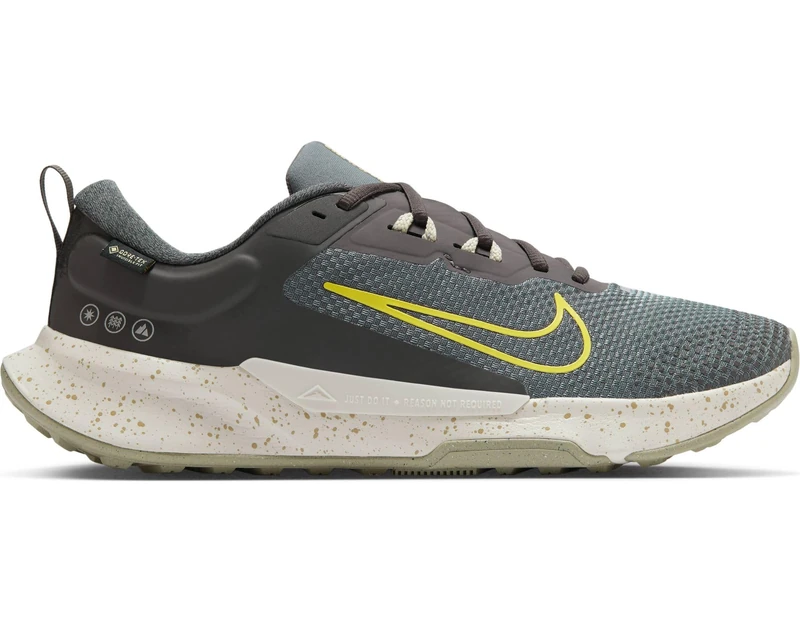 NIKE HM9734-200 Juniper Trail 2 Gore-TEX Men Medium ASH/Lightening-Desert Khaki UK 9