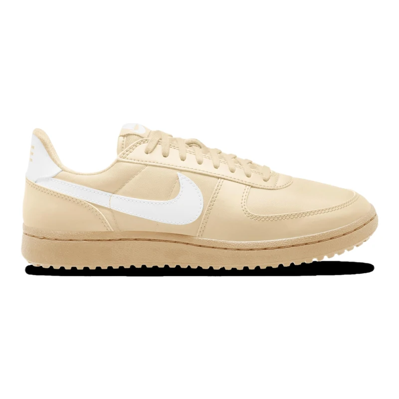 NIKE Men's Field General Sneaker, Pale Ivory White Gum Yellow, 7 UK
