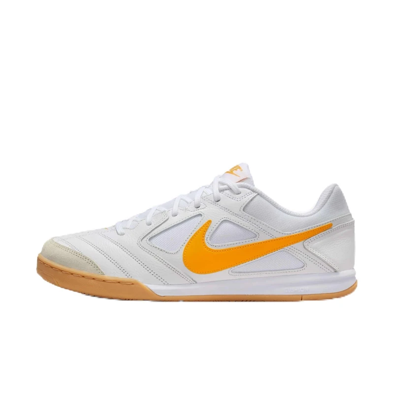 NIKE HQ6019-101 GATO Men White/University Gold-Gum Yellow UK 5