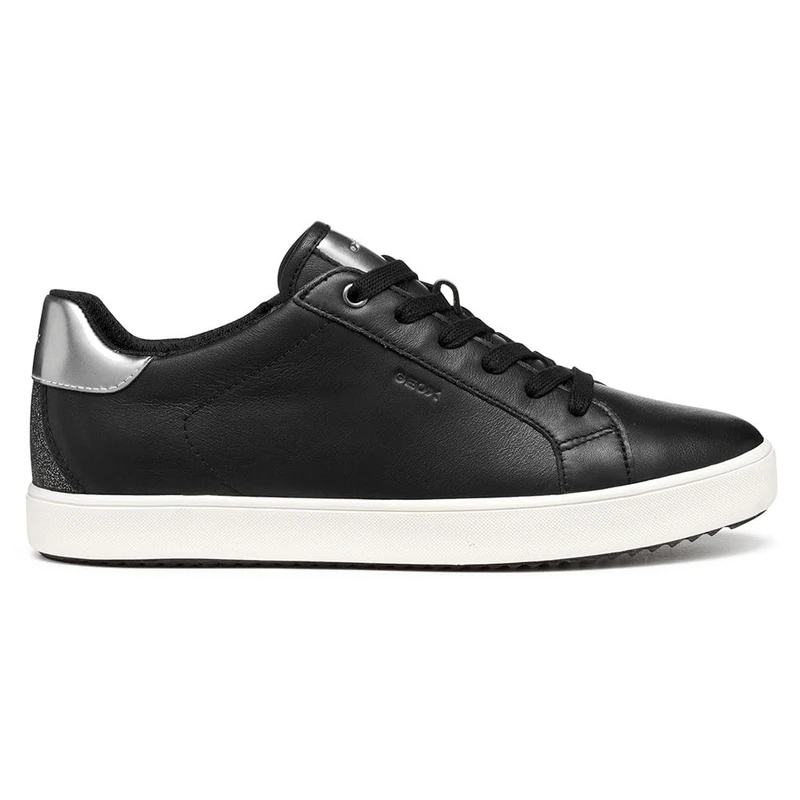 Geox Women's D BLOMIEE Trainers, Black, 37 EU, Black, 4 UK