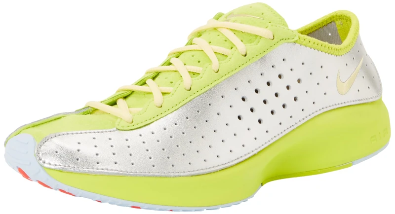 NIKE Women's W AIR Superfly Sneaker, Cyber Lemon Skylight Metallic Silver, 6 UK
