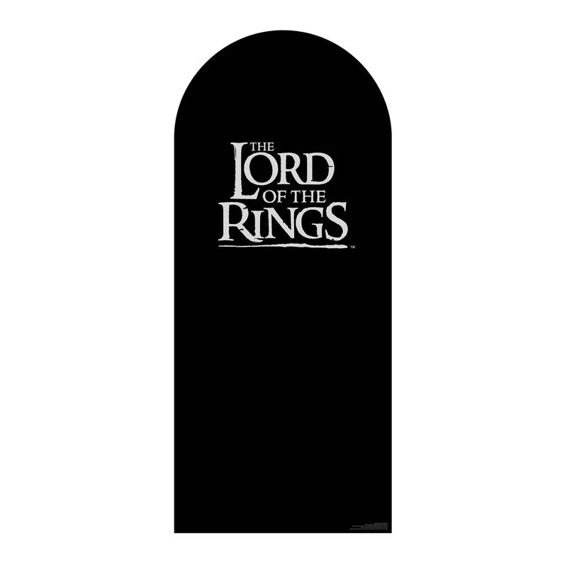 Star Cutouts SC4560 Lord of the Rings Logo Backdrop Cardboard Cutout – Lifesize 185cm Fantasy Display for Parties & Fans