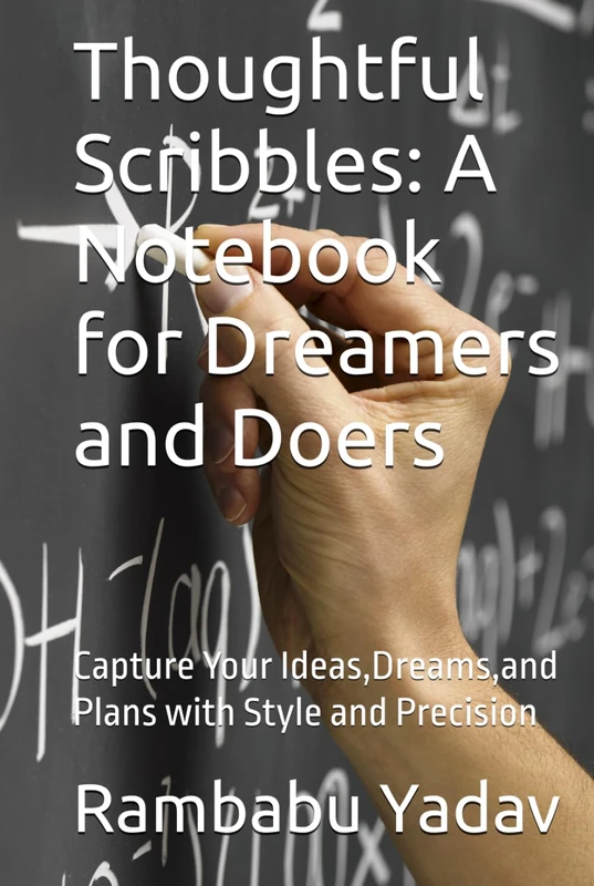 Thoughtful Scribbles: A Notebook for Dreamers and Doers: Capture Your Ideas,Dreams,and Plans with Style and Precision