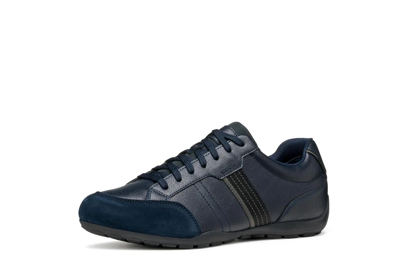Geox Men's U Ravex Trainers, Blue, 39 EU, Blue, 6 UK