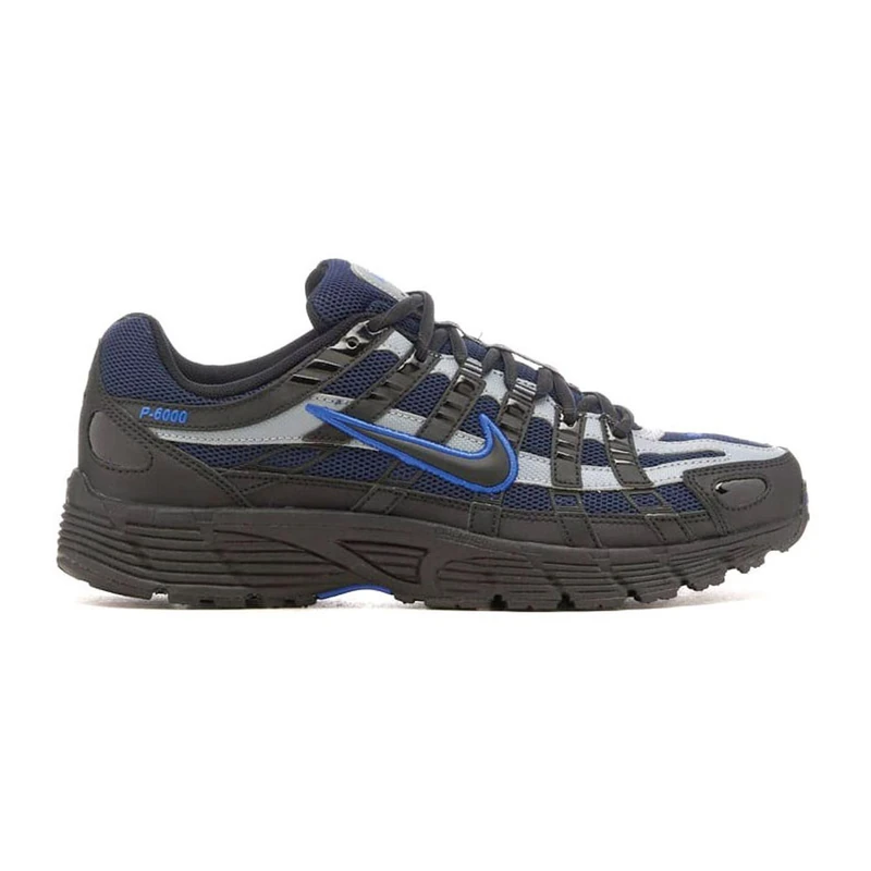 NIKE Men's P-6000 Sneaker, Black Black Obsidian Cool Grey, 5 UK