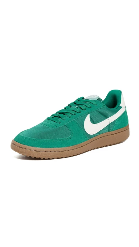 NIKE Women's WMNS Field General SE Sneaker, Malachite Soft Pearl Gum Dark Brown, 10 UK