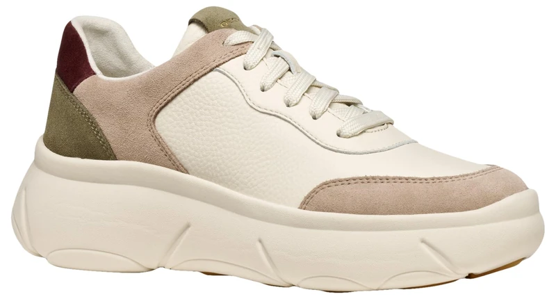 Geox Woman D Nebula 2.0 X Sneakers Papyrus/Powder 35 EU