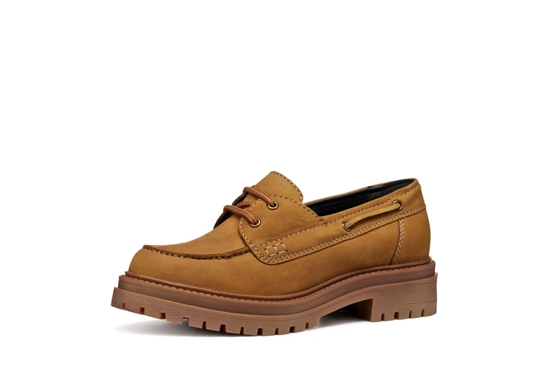 Geox Womens Diridea Moccasin, Brown, 3 UK