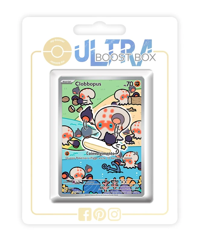 Clobbopus 207/191 Alternative Shiny Pokémon Gallery - my-booster X Scarlatto e Violetto 8 - Scintille Folgoranti