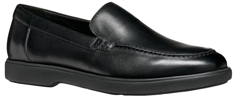 Geox Men's U Spherica EC17 Loafer, Black, 45 EU, Black, 10.5 UK