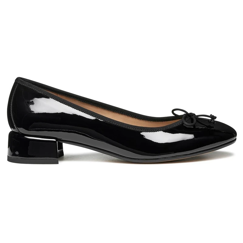 Geox Women D Floretia Pump, Black, 7.5 UK
