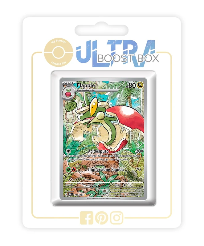 my-booster Flapple 210/191 Shiny Pokemon Gallery Pack