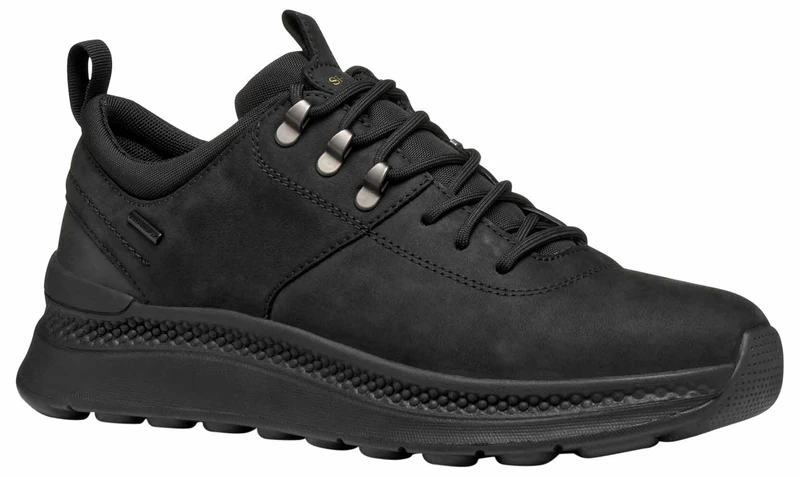 Geox Men's U SPHERICA ACTIF X2 Trainers, Black, 44 EU, Black, 10 UK