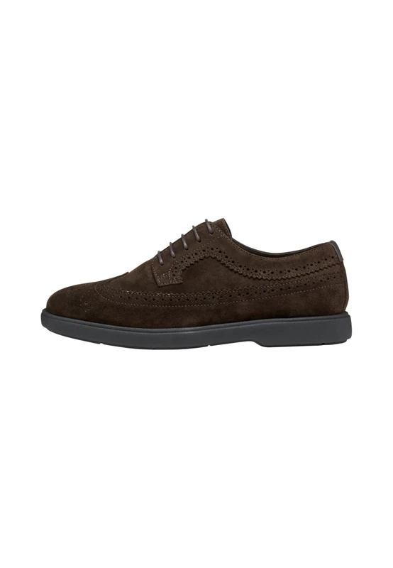 Geox Men's U Spherica EC17 Oxford, Brown, 39 EU, Brown, 6 UK