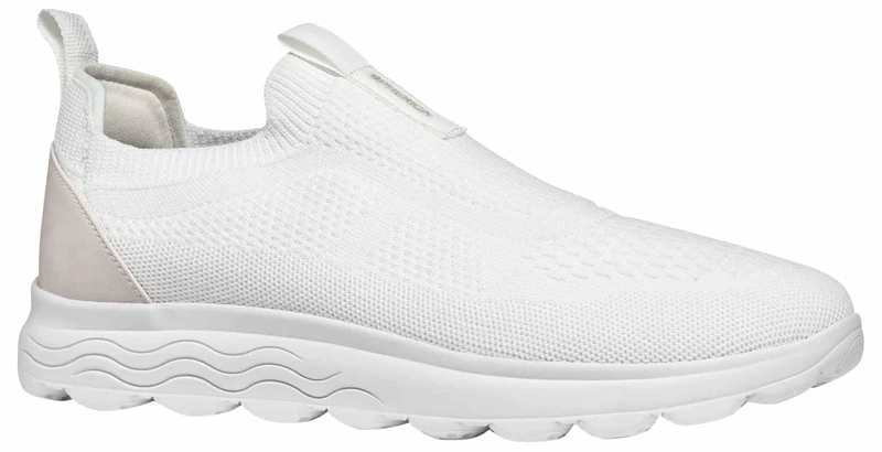 Geox Men's U Spherica Trainers - White, Size 45 EU / 10.5 UK