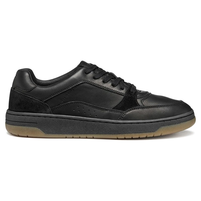 Geox Men's U SEDRAL Court Trainers, Black, 39 EU, Black, 6 UK