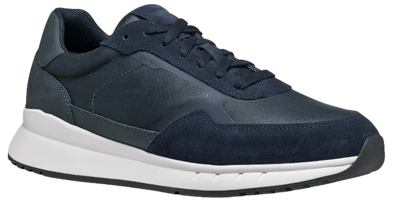 Geox Men's U Brandon Trainers, Blue, 39 EU, Blue, 6 UK