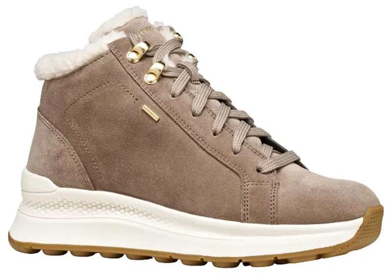 Geox Women's D SPHERICA ACTIF X2 Trainers, Beige, 41 EU, Beige, 7.5 UK