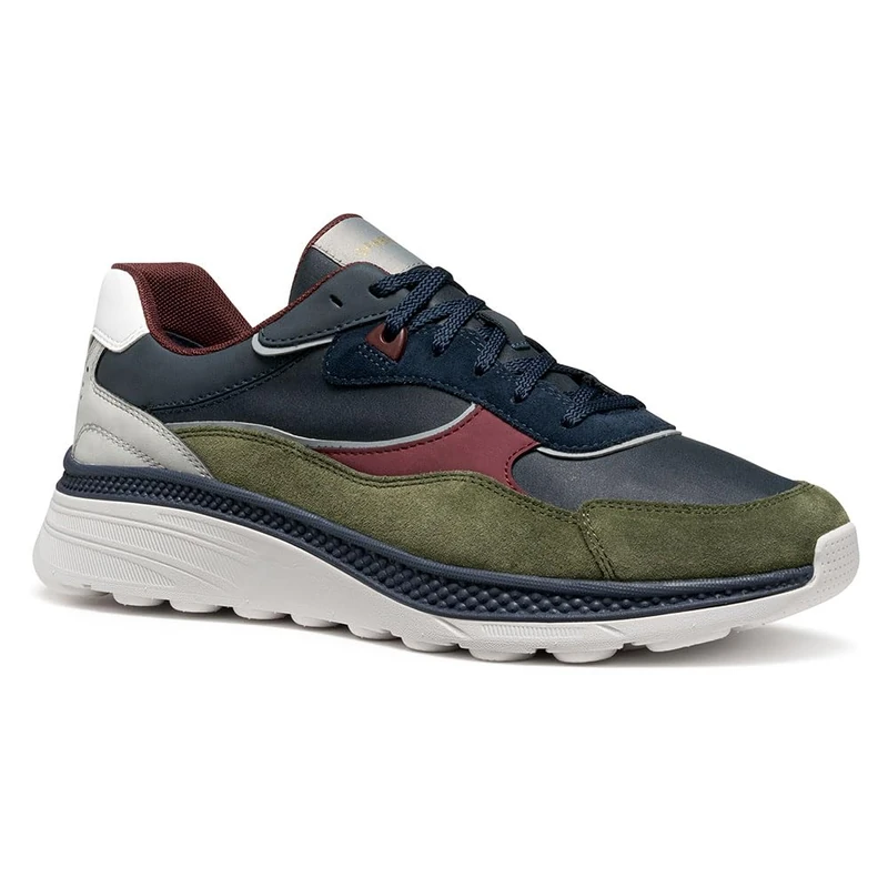 Geox Men's U SPHERICA ACTIF X1 Trainers, Blue, 43 EU