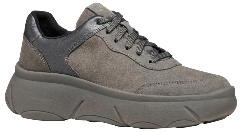 Geox Women's D Nebula 2.0 X Trainers, Grey, 40 EU, Gray, 7 UK