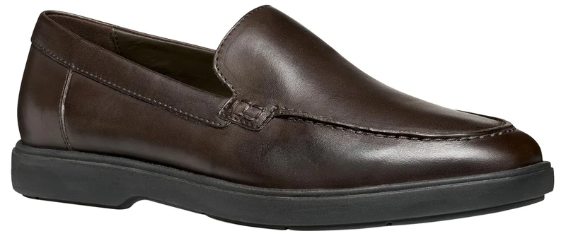 Geox Men U Spherica Ec17 Loafer, Brown, 11 UK