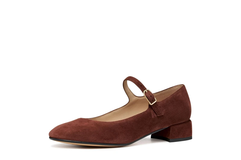 Geox Women's DFLORETIA Mary Jane Flat, 3 UK