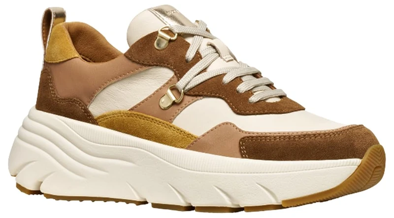 Geox Women's DDIAMANTA Sneaker, 2.5 UK