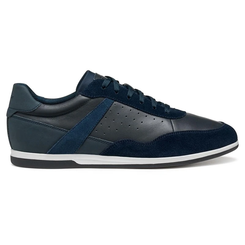 Geox Men's U Renan Trainers, Blue, 10 UK