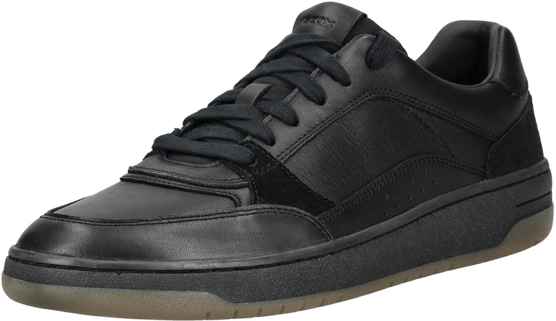 Geox Men's U SEDRAL Court Trainers, Black, 46 EU, Black, 11 UK