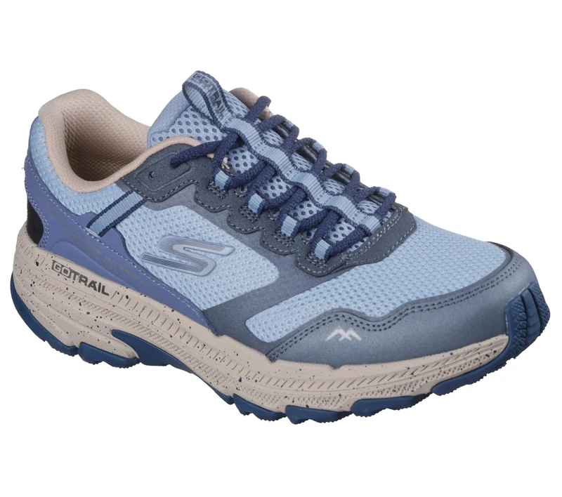Skechers Women's Go Run Trail Altitude 2.0 Ravine Sneaker, Slate Leather/Trim, 4.5 UK