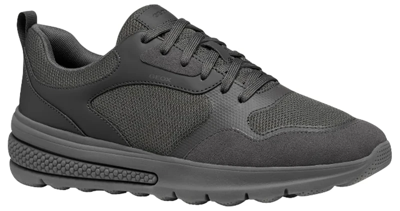 Geox Men U Activart Sneaker, Gray, 10 UK
