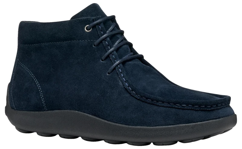 Geox Men's U Spherica Ec14 Moccasin, Blue, 9 UK