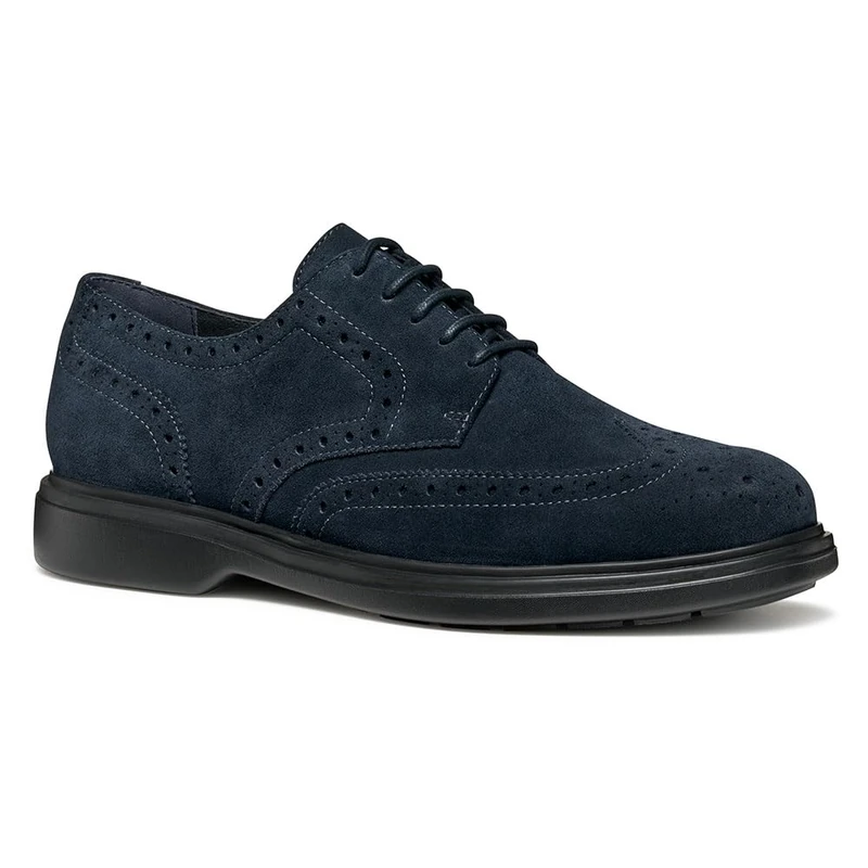 Geox Men's U OTTAVIO Oxford, Blue, 45 EU, Blue, 10.5 UK